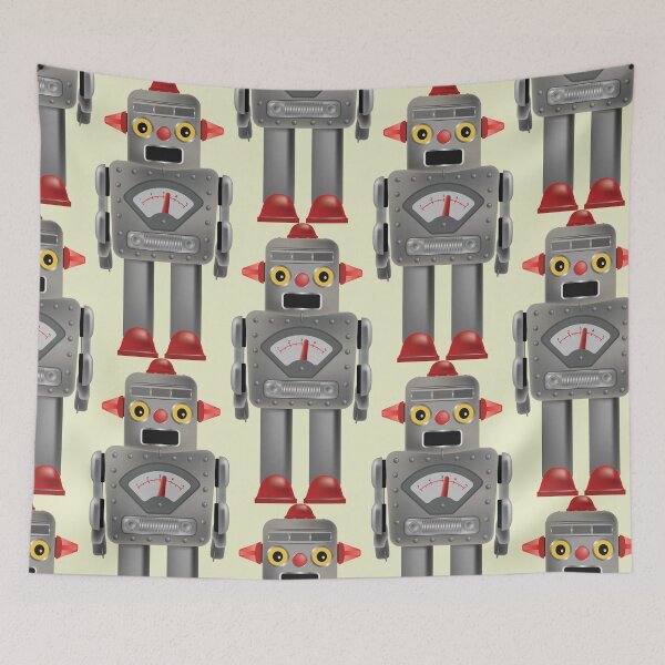 Item preview, Robot Toy Retro Vintage Essential designed and sold by portokalis.