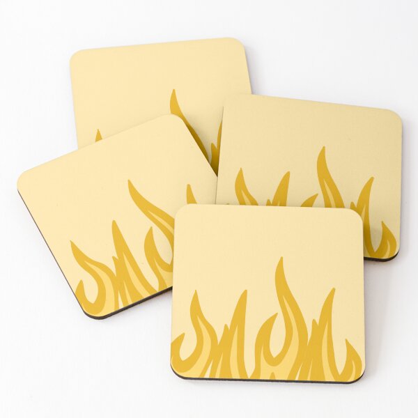 Item preview, Y2K Yellow Flames designed and sold by brookiecookie37.