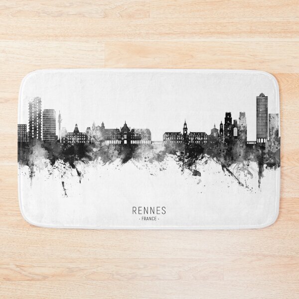 Item preview, Rennes France Skyline designed and sold by ArtPrints.