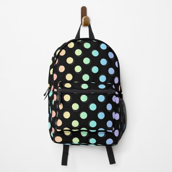 Item preview, Rainbow gradient pastel polka pattern designed and sold by E.K Spencer.