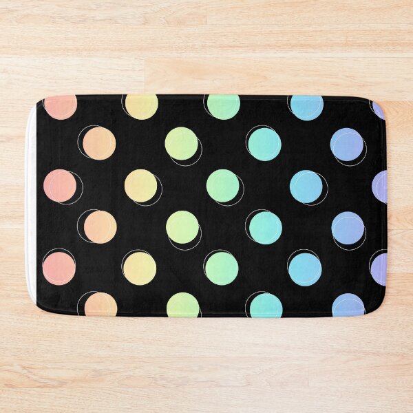 Item preview, Rainbow gradient pastel polka pattern  designed and sold by E.K Spencer.