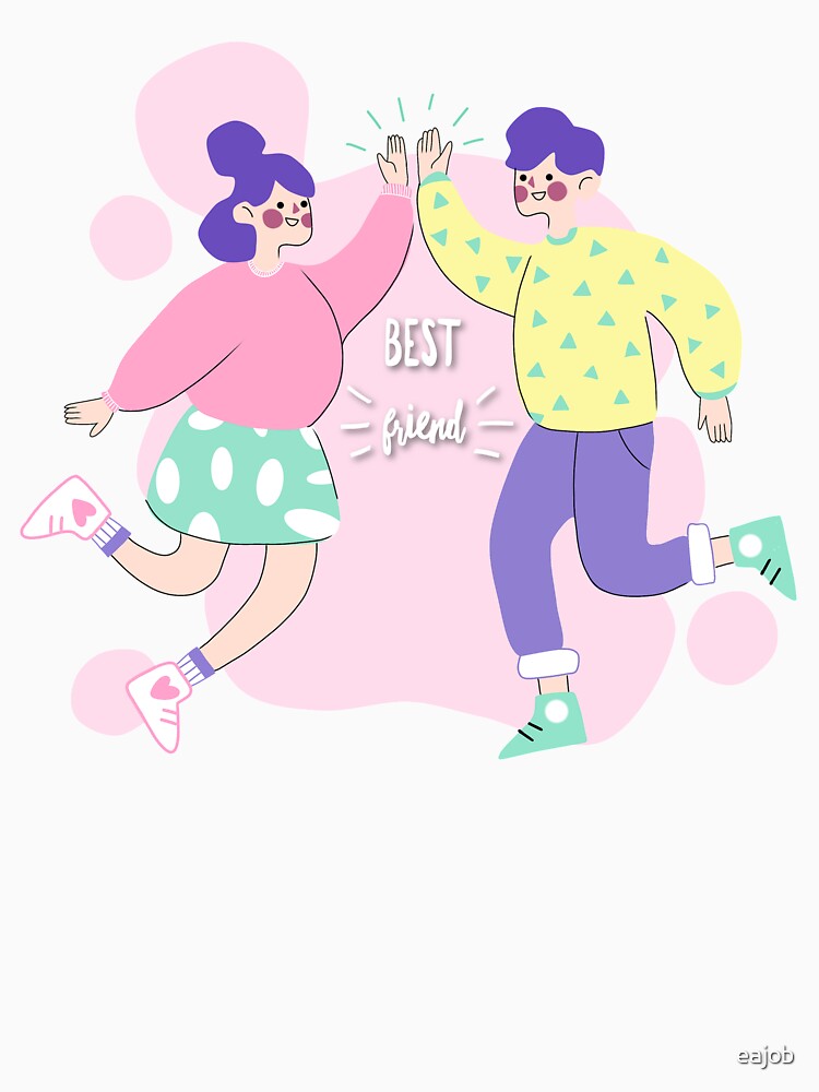 "Best Friend Boy and Girl" Tshirt by eajob Redbubble