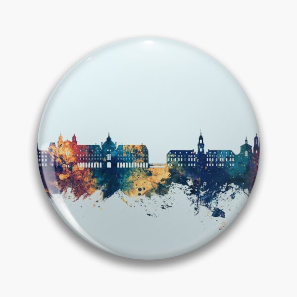 Item preview, Rennes France Skyline designed and sold by ArtPrints.