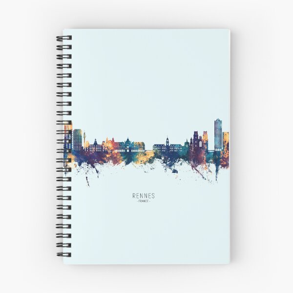 Item preview, Rennes France Skyline designed and sold by ArtPrints.