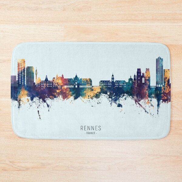 Item preview, Rennes France Skyline designed and sold by ArtPrints.