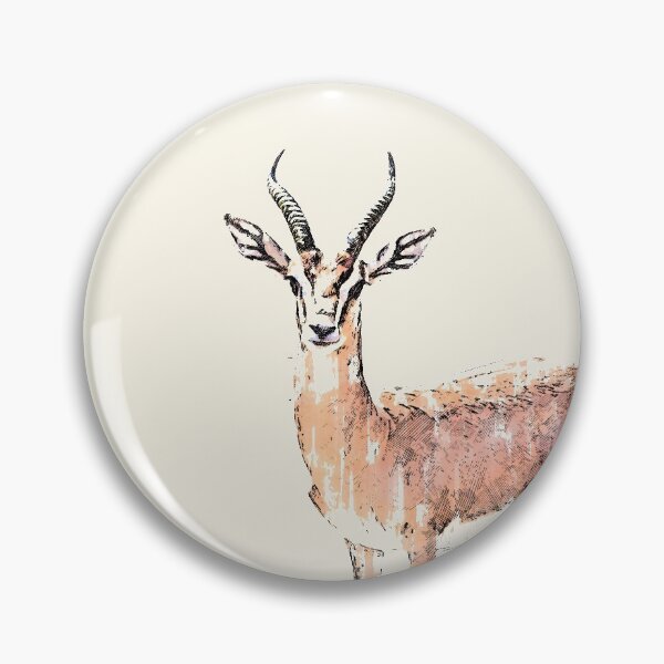 Item preview, arabian gazelle drawing designed and sold by shokA Design.