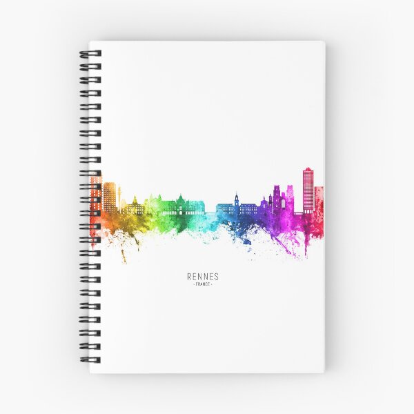 Item preview, Rennes France Skyline designed and sold by ArtPrints.