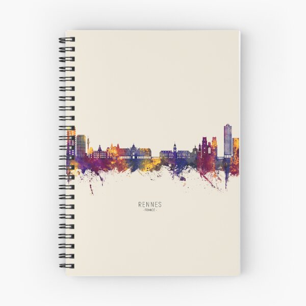 Item preview, Rennes France Skyline designed and sold by ArtPrints.