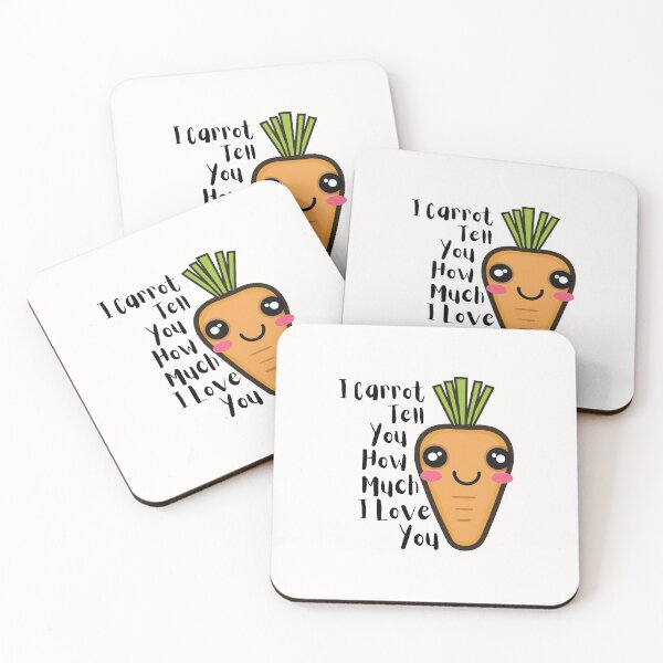 Item preview, I Carrot Tell You How Much I Love You Funny Carrot Pun designed and sold by happinestSHOP.