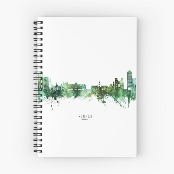 Item preview, Rennes France Skyline designed and sold by ArtPrints.