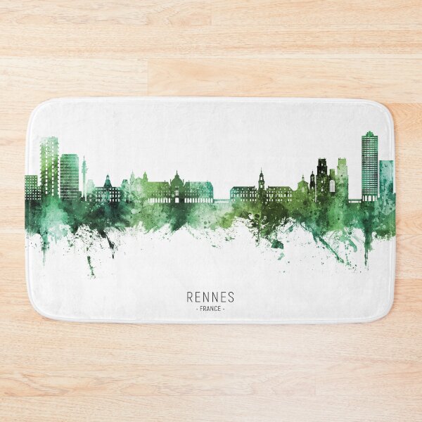 Item preview, Rennes France Skyline designed and sold by ArtPrints.