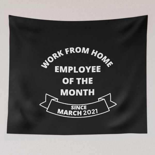 Item preview, Work From Home Employee of The Month Since March 2021 Gifts T-Shirt designed and sold by Trendy Shirt.