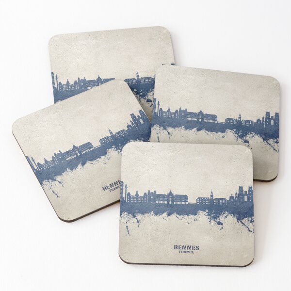 Item preview, Rennes France Skyline designed and sold by ArtPrints.
