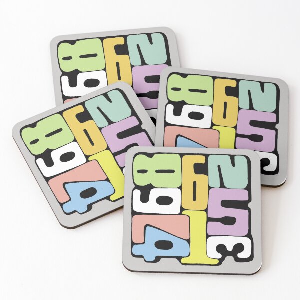Item preview, pastel numbers designed and sold by alisondexter.