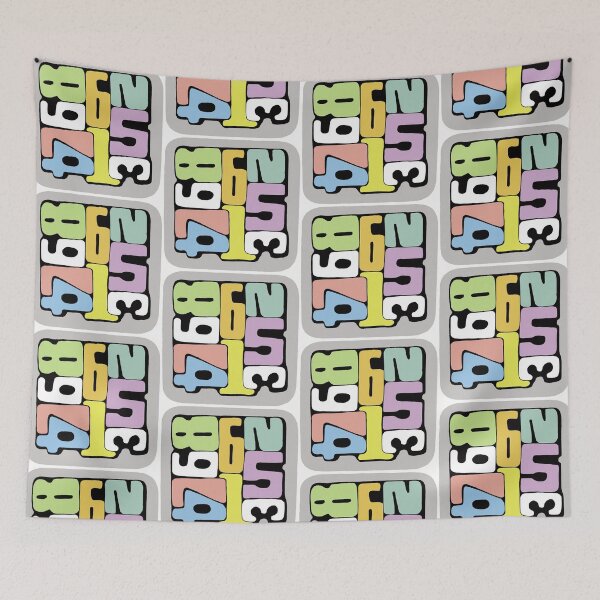 Item preview, pastel numbers designed and sold by alisondexter.