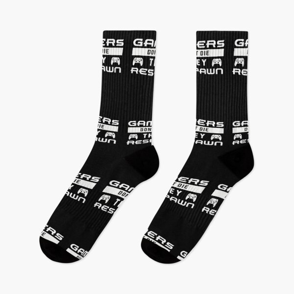 Item preview, Gamers Don't Die They Respawn | Funny Gaming designed and sold by NSTeeDesign.