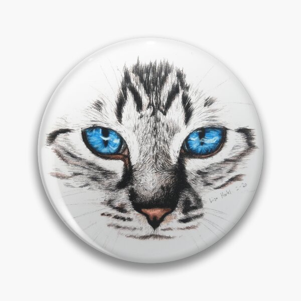 Item preview, Closeup of a lynx point cat designed and sold by BeckyKidus.