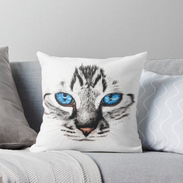 Item preview, Closeup of a lynx point cat designed and sold by BeckyKidus.