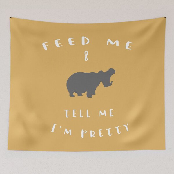 Item preview, Hippo | Funny Foodie | Hippo Gifts | Funny Hippo Foodie Hangry | Feed Me designed and sold by Art10Shop.