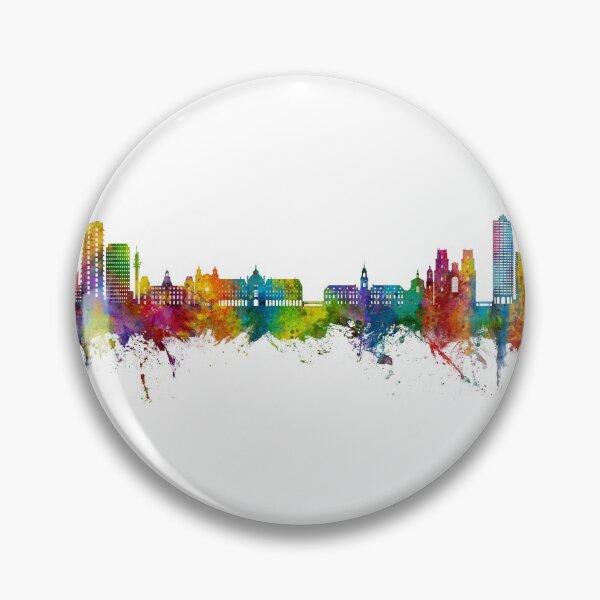Item preview, Rennes France Skyline designed and sold by ArtPrints.