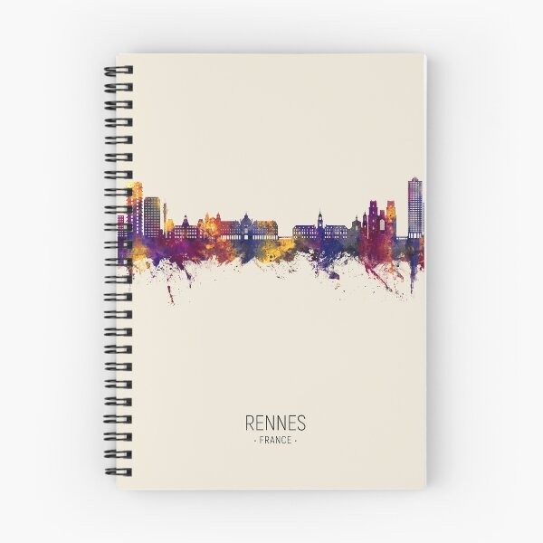 Item preview, Rennes France Skyline designed and sold by ArtPrints.