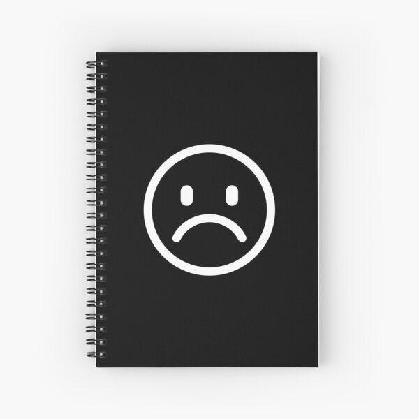 Sad Face Meme Spiral Notebooks for Sale