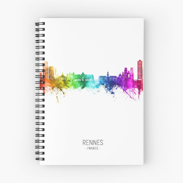 Item preview, Rennes France Skyline designed and sold by ArtPrints.
