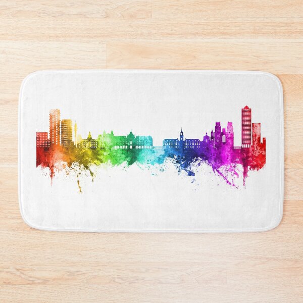Item preview, Rennes France Skyline designed and sold by ArtPrints.