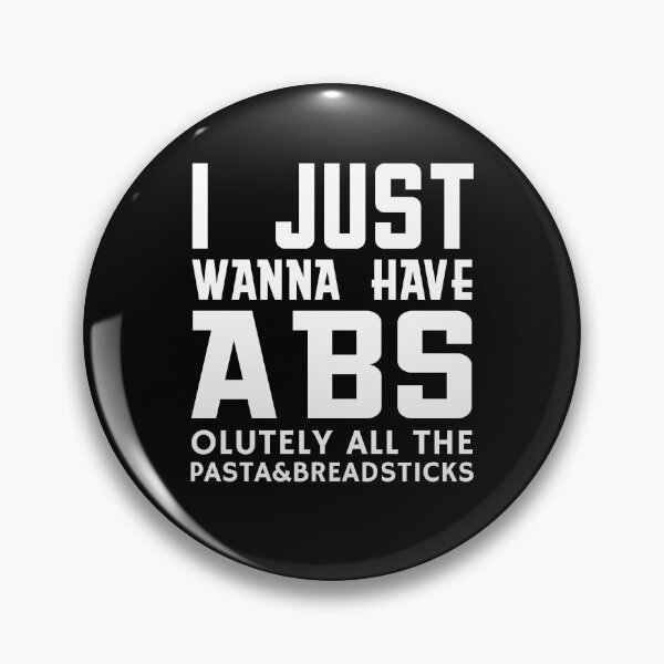 Item preview, Funny Fitness Quote Workout Humor Pasta Breadsticks Abs Funny Slogan designed and sold by sillyquestions.
