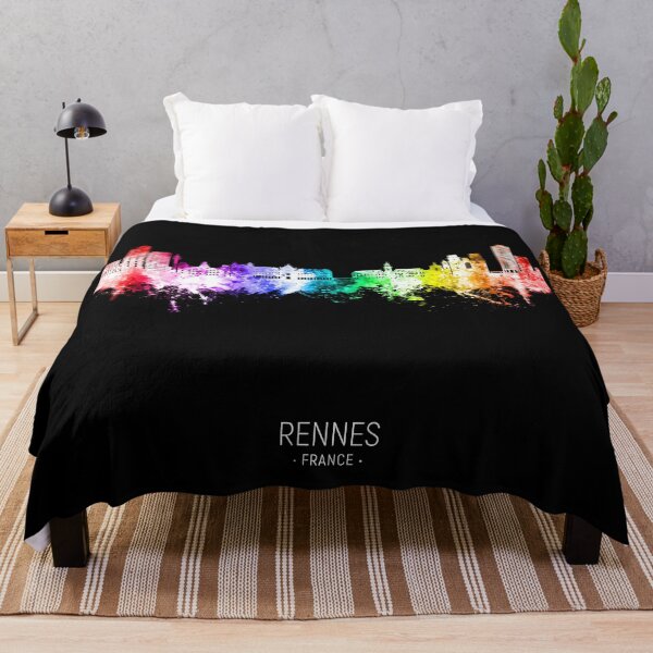 Item preview, Rennes France Skyline designed and sold by ArtPrints.