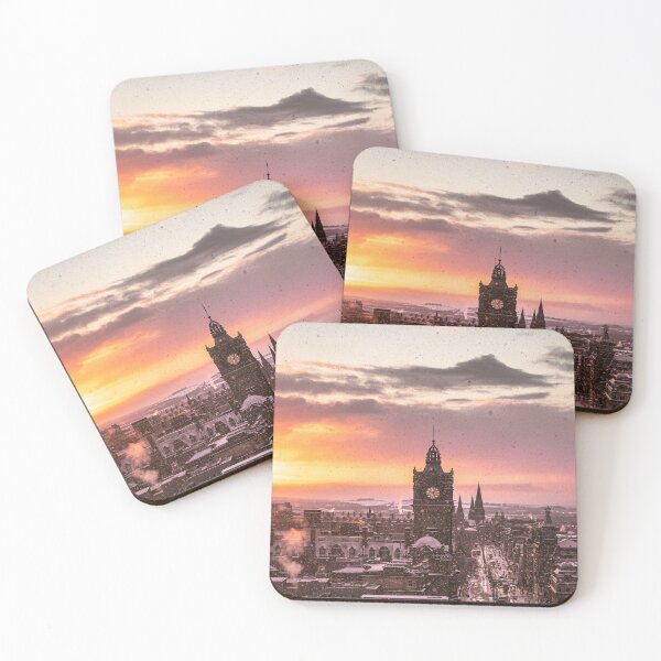 Item preview, Edinburgh blizzard sunset designed and sold by Steven Lennie.