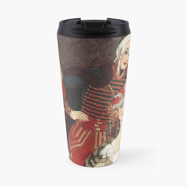 Vintage theatre illustration aesthetic Travel Mug