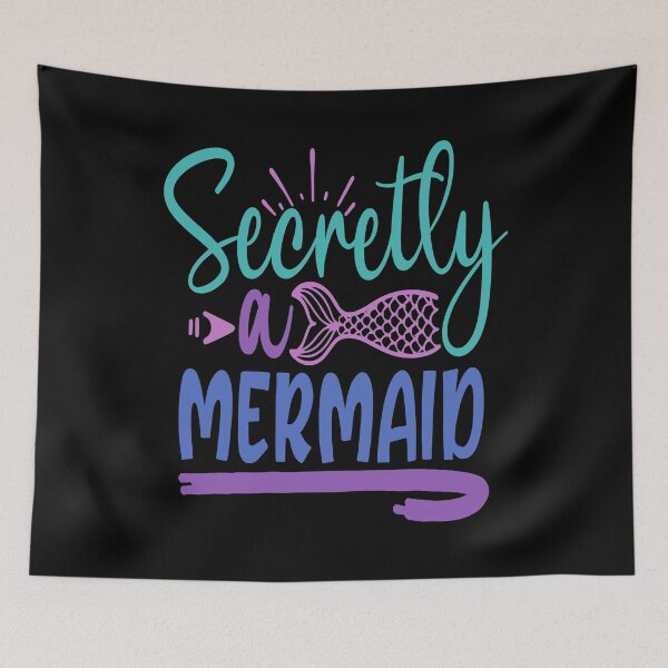 Item preview, Secretly a mermaid designed and sold by Raeolus.