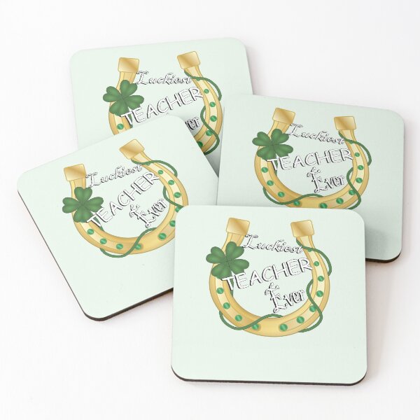 Item preview, Teaching Gifts Luckiest Teacher Ever Horseshoe Shamrock St Patrick’s Day designed and sold by tamdevo1.