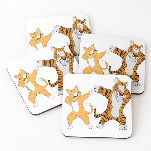 Item preview, Cat Vs Tiger  dabbing designed and sold by PROgo ⭐⭐⭐⭐⭐ (3,993).