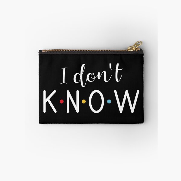 Item preview, Retro High Quality I Don't Know IDK designed and sold by Shop signer.