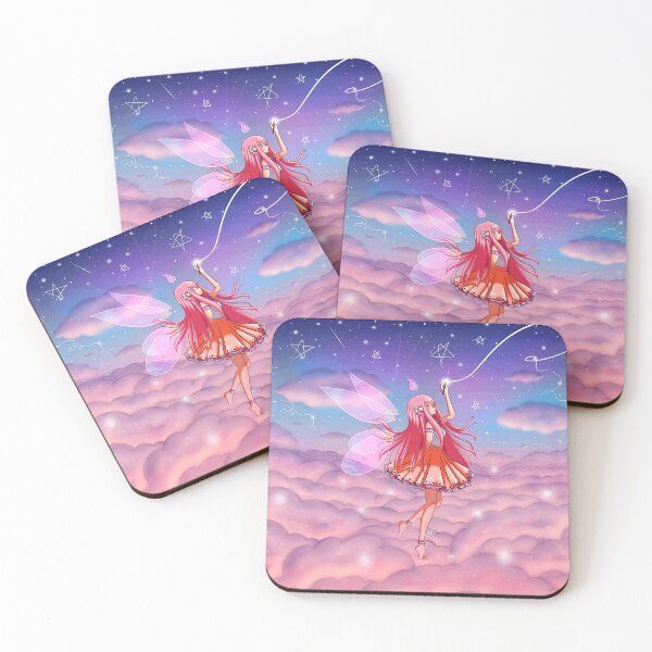 Item preview, Fairy anime girl draws the stars in the sky designed and sold by candyita.