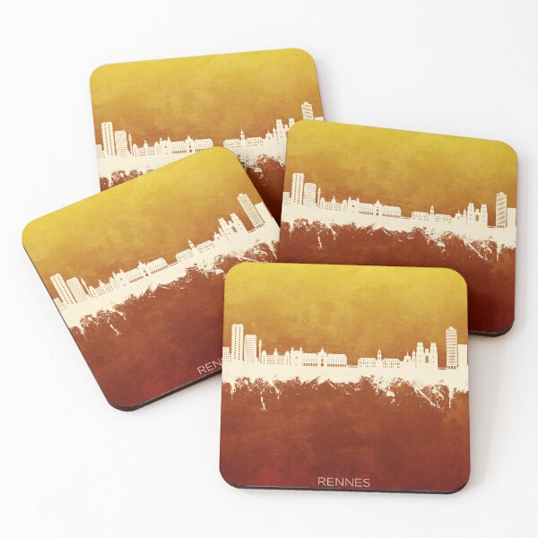 Item preview, Rennes France Skyline designed and sold by ArtPrints.