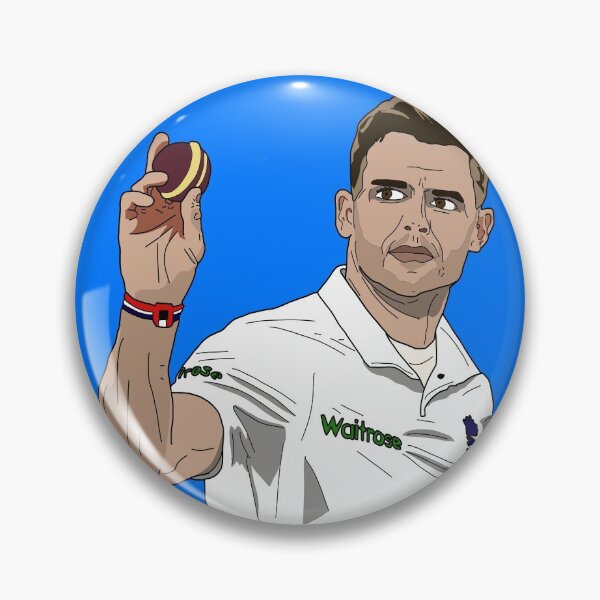 Item preview, Jimmy Anderson portrait designed and sold by TheSportsDraw.