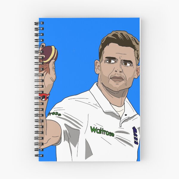 Item preview, Jimmy Anderson portrait designed and sold by TheSportsDraw.