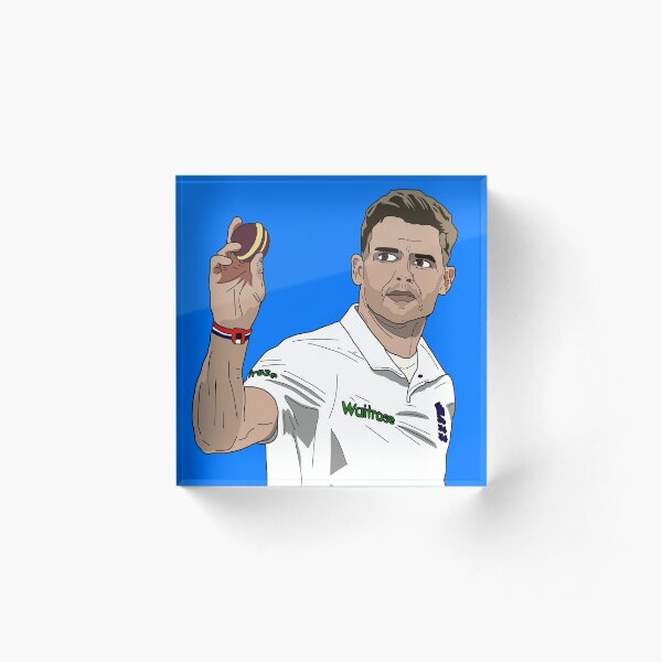 Item preview, Retrato de Jimmy Anderson designed and sold by TheSportsDraw.