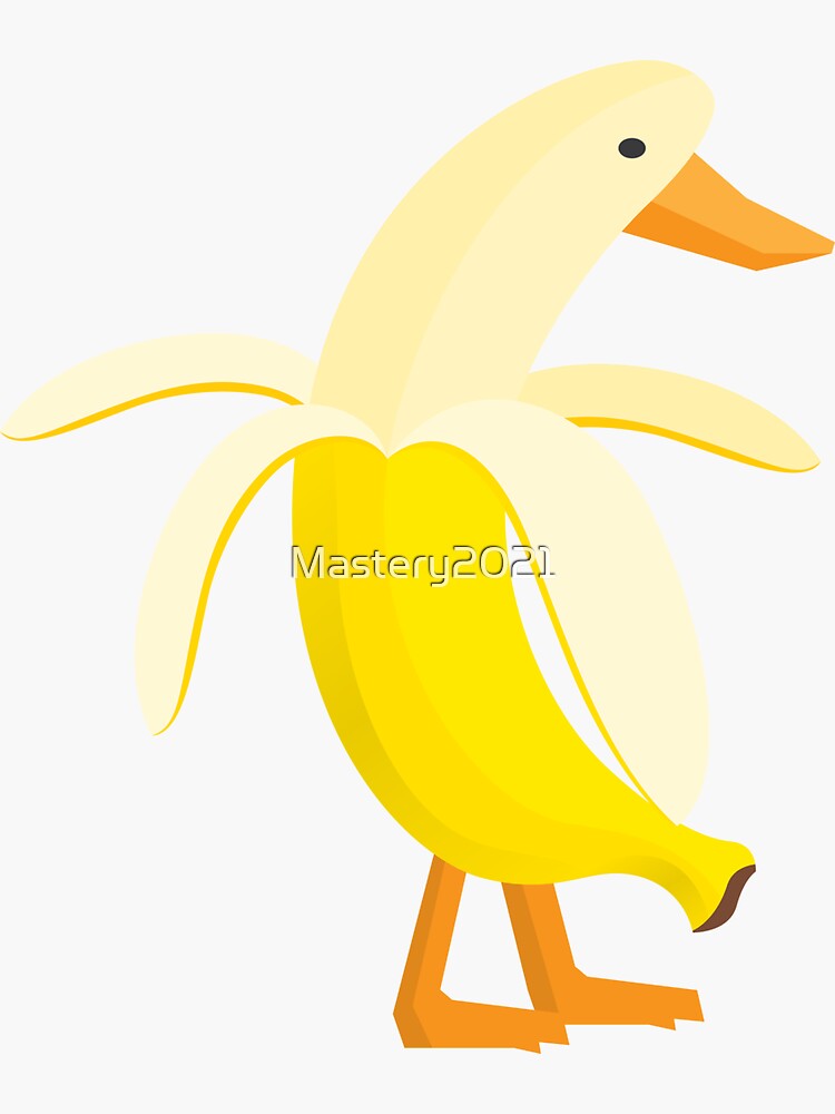 "Banana Duck Shirt Because It's Funny Gift For Her Funny , Funny