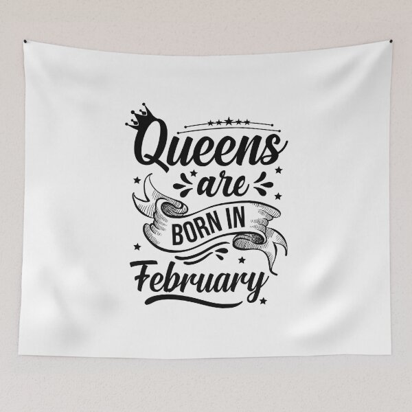 Item preview, Queens are born in february designed and sold by ibrahim2022.