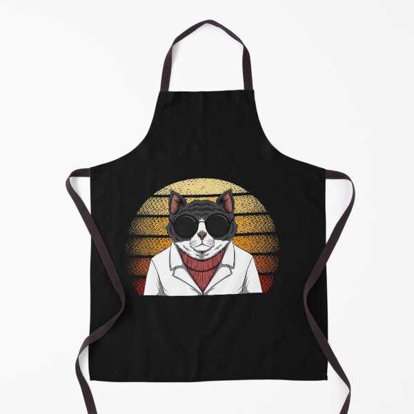 Item preview, CAT FASHION SUNSET RETRO- Cat Puns designed and sold by shivani21061993.
