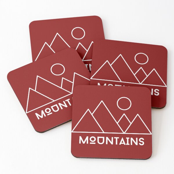 Item preview, Mountains (red) designed and sold by thelastavo.