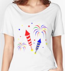 Holiday Fireworks Merchandise Women's Relaxed Fit T-Shirt