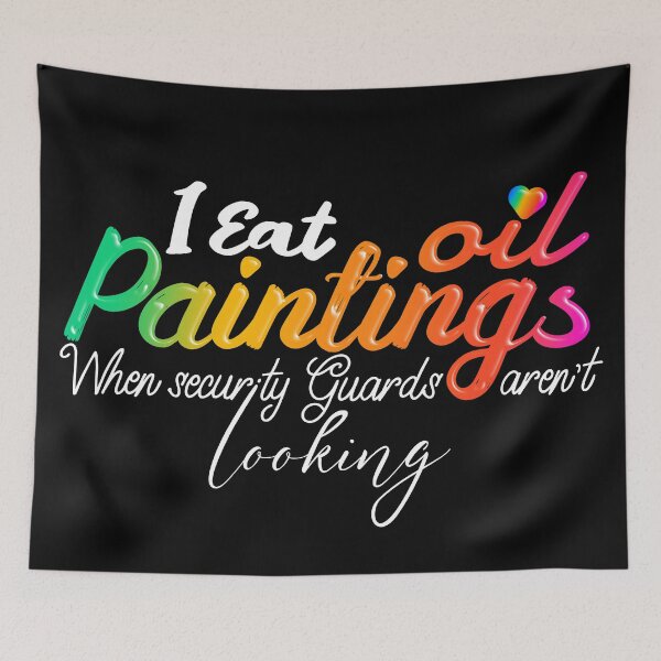 Item preview, I Eat Oil When Security Guards Arent Looking designed and sold by Giacob.