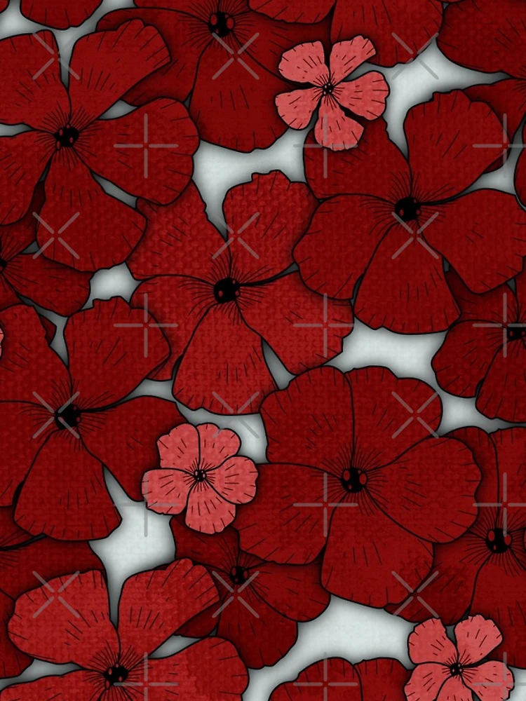 Thumbnail 5 of 5, iPhone Case, Busy Lizzie Pattern (Red) designed and sold by DifferentCreate.