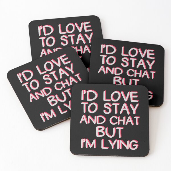 Item preview, Funny Random Humor Introvert Chatting People Quote designed and sold by sillyquestions.