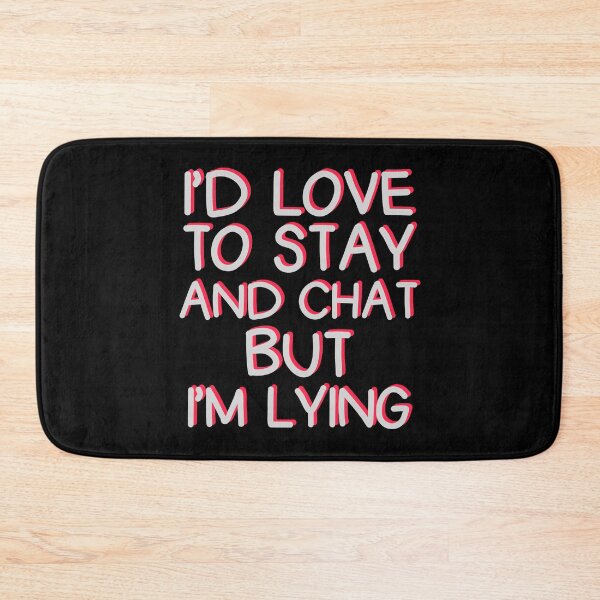 Item preview, Funny Random Humor Introvert Chatting People Quote designed and sold by sillyquestions.